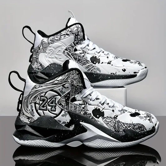 COMFORTABLE HIGH-TOP BASKETBALL SNEAKERS