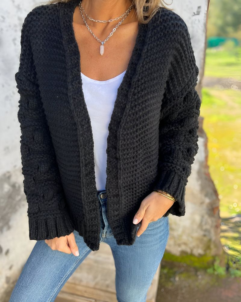 LÉNA™ | LONG-SLEEVE KNIT CARDIGAN