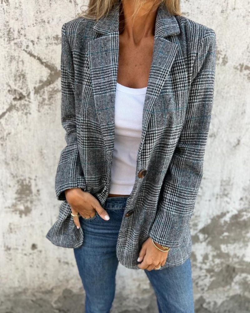 VIENNA™ | CLASSIC CHECKED BLAZER