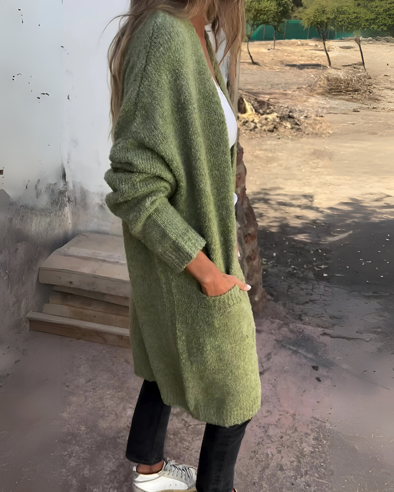 LAYANI™ – CASUAL KNIT CARDIGAN WITH POCKETS