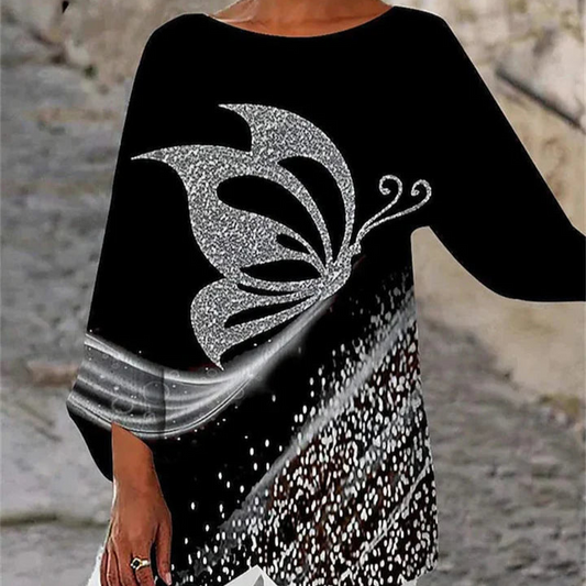 TALLULAHโข | ELEGANT CREW NECK TOP