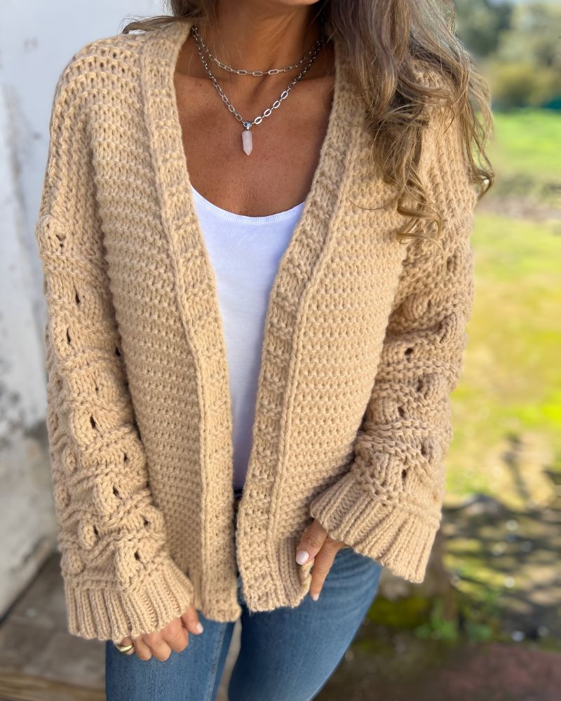 LÉNA™ | LONG-SLEEVE KNIT CARDIGAN