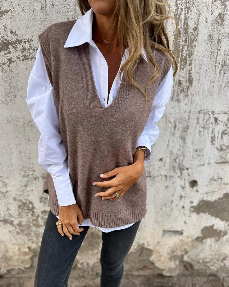 THEA™ | KNITTED LAYERING GILET