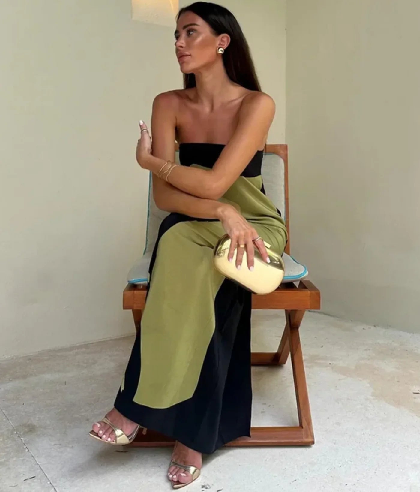 PALAYAH™ – PRINTED DRESS WITH SWEETHEART NECKLINE