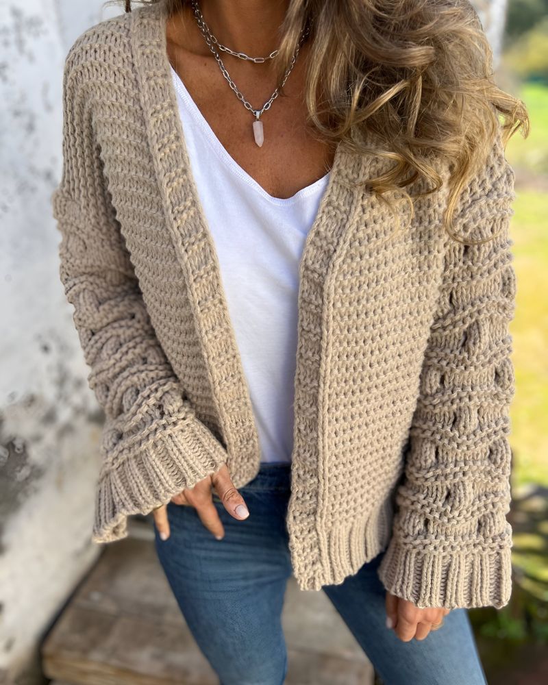 LÉNA™ | LONG-SLEEVE KNIT CARDIGAN
