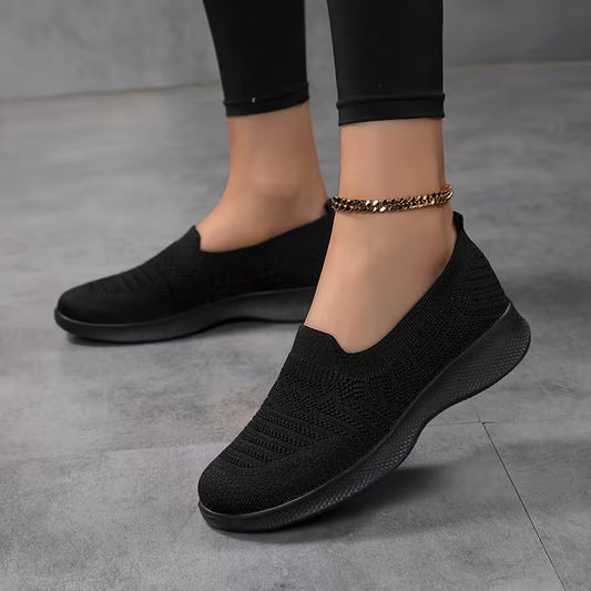 CHLOE™ MESH SLIP-ON FLAT SHOES