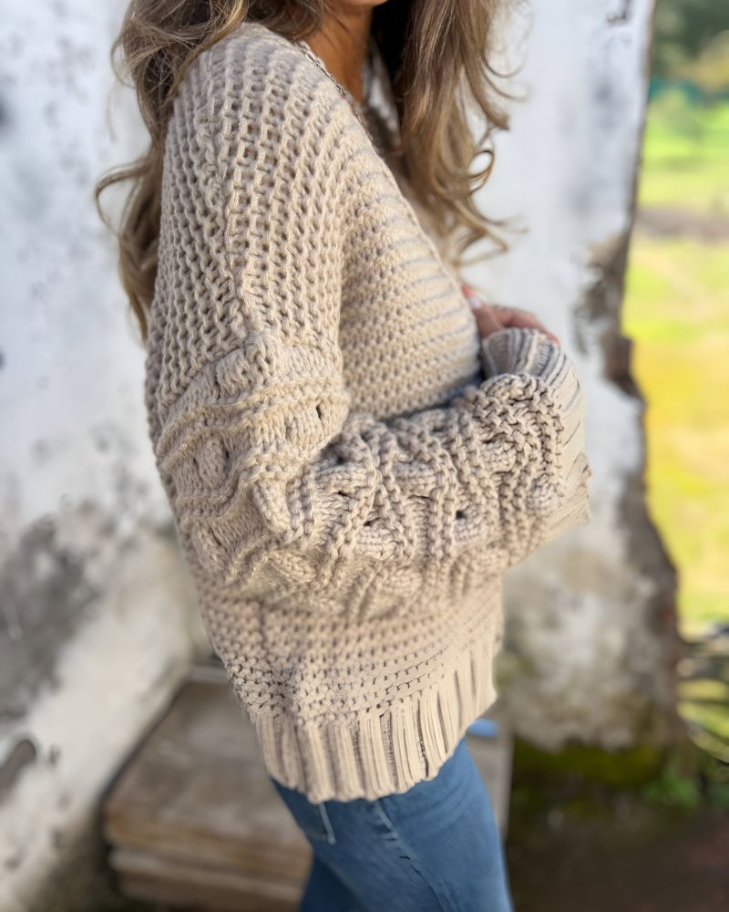 LÉNA™ | LONG-SLEEVE KNIT CARDIGAN
