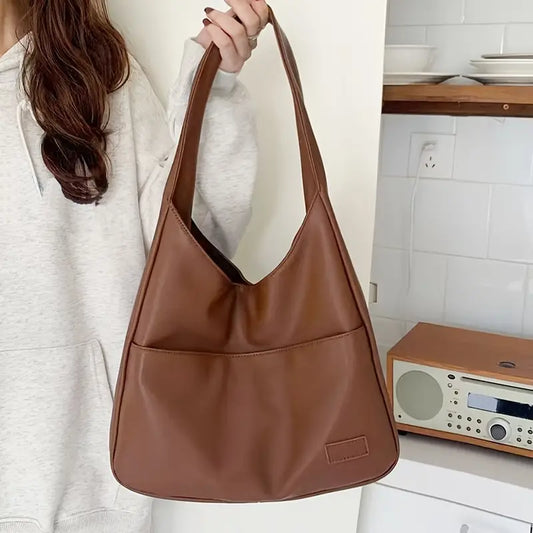 EMILIAโข SOLID COLOR HOBO BAG