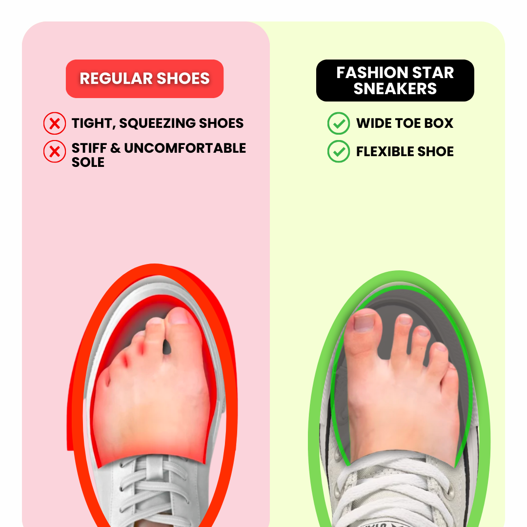 FASHION STAR™ TRENDY ORTHOPEDIC SNEAKERS