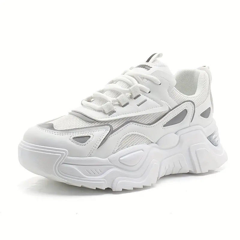 MALODI⢠LOW TOP GEOMETRIC BREATHABLE SNEAKERS