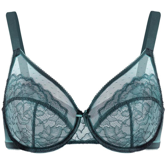 KOOMBANAโข ENCHANTE LACE UNDERWIRE UNLINED MINIMIZER BRA