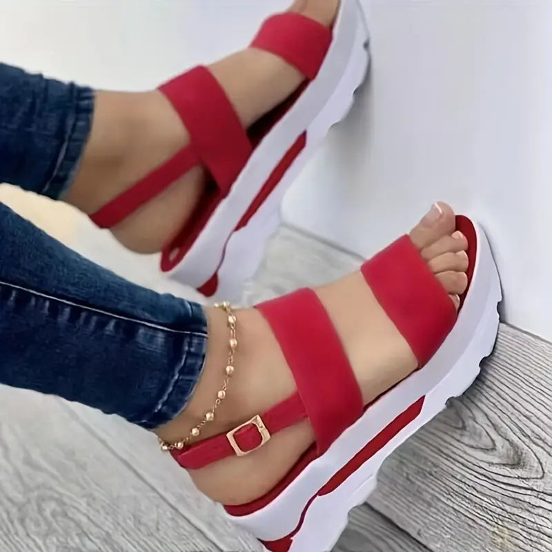 YARRAWIN™ PLATFORM OPEN TOE SANDALS