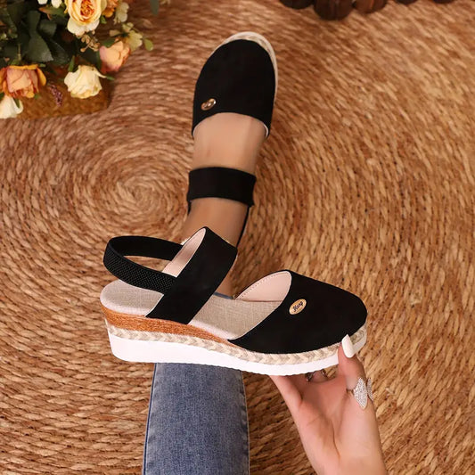 BERRIGANโข ORTHOPEDIC PLATFORM WEDGE WOMEN'S CASUAL SANDALS