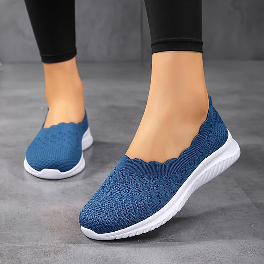 AVAโข WOMEN'S BREATHABLE SLIP-ON ORTHOPEDIC SNEAKERS