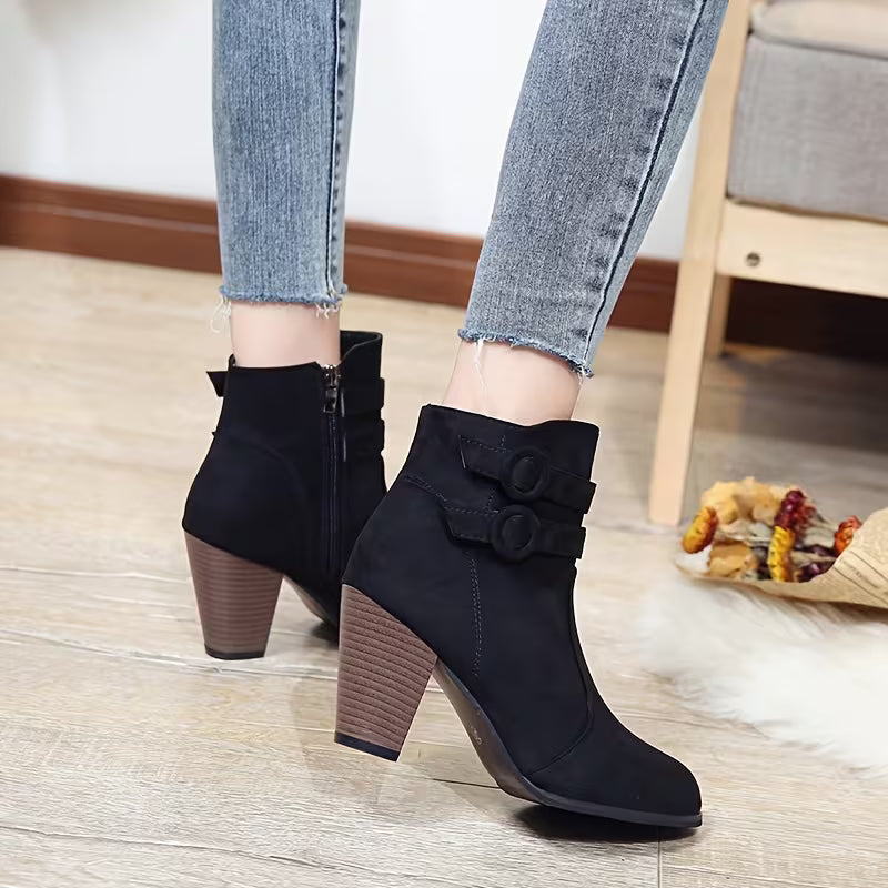 STELLA™ WOMEN'S FASHION HEELED ANKLE BOOTS