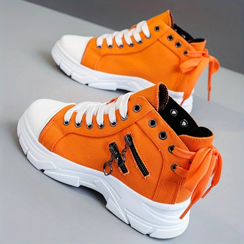 PAIGE™ WOMEN'S HIGH-TOP CANVAS SNEAKERS