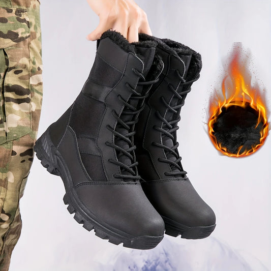 IRONCRESTโข โ MENโS SOLID COLOR HIGH-TOP HIKING BOOTS