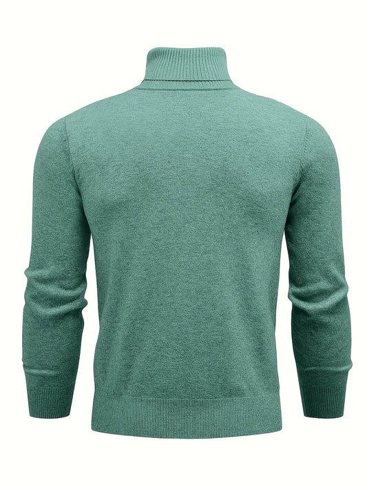 MONARCHโข โ MENโS CASUAL HIGH NECK TURTLENECK SWEATER