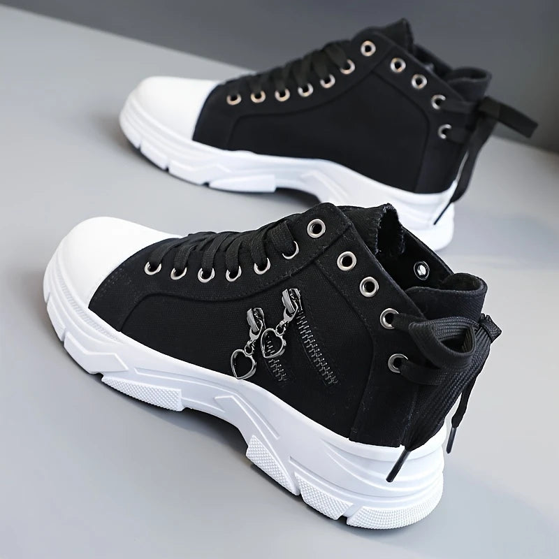 PAIGE⢠WOMEN'S HIGH-TOP CANVAS SNEAKERS