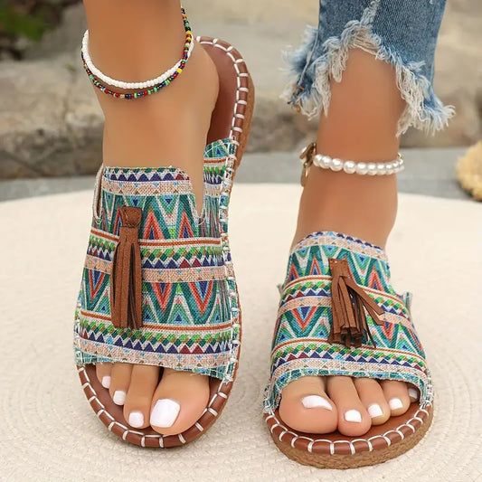 AYLAโข WOMEN'S MOCCASIN-STYLE SLIPPERS