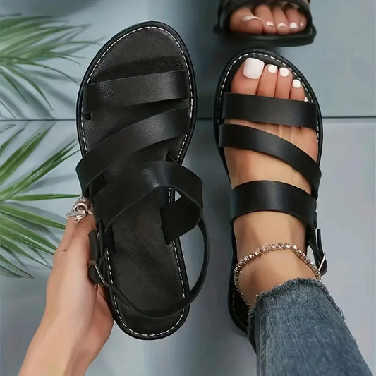 TALBINGOโข ROMAN FLAT SANDALS