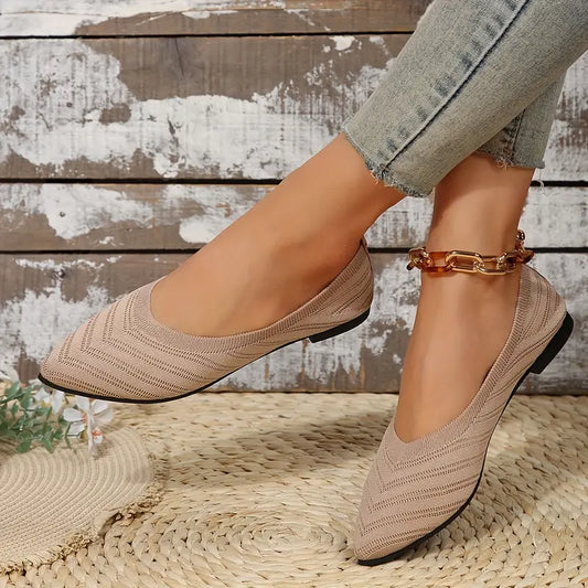 AMARINDAโข POINTED TOE ORTHOPEDIC SLIP ON SHOES