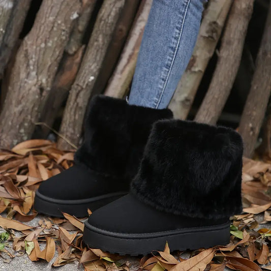 SOLINAโข COZY FLUFFY WINTER BOOTS