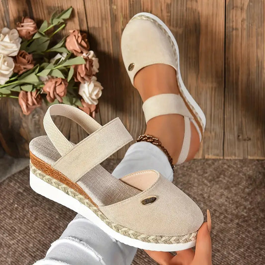BERRIGANโข ORTHOPEDIC PLATFORM WEDGE WOMEN'S CASUAL SANDALS