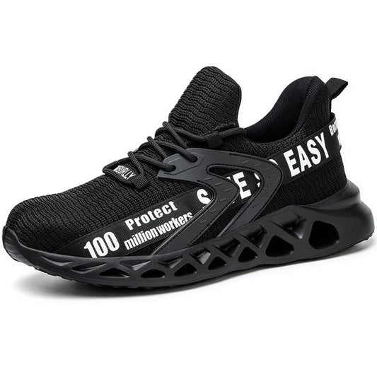 EDRICโข ULTRA-LIGHT STEEL TOE ANTI-SLIP SAFETY SHOES