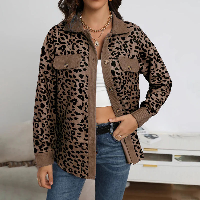 SERAPHÉ™ LEOPARD PRINT BLAZER