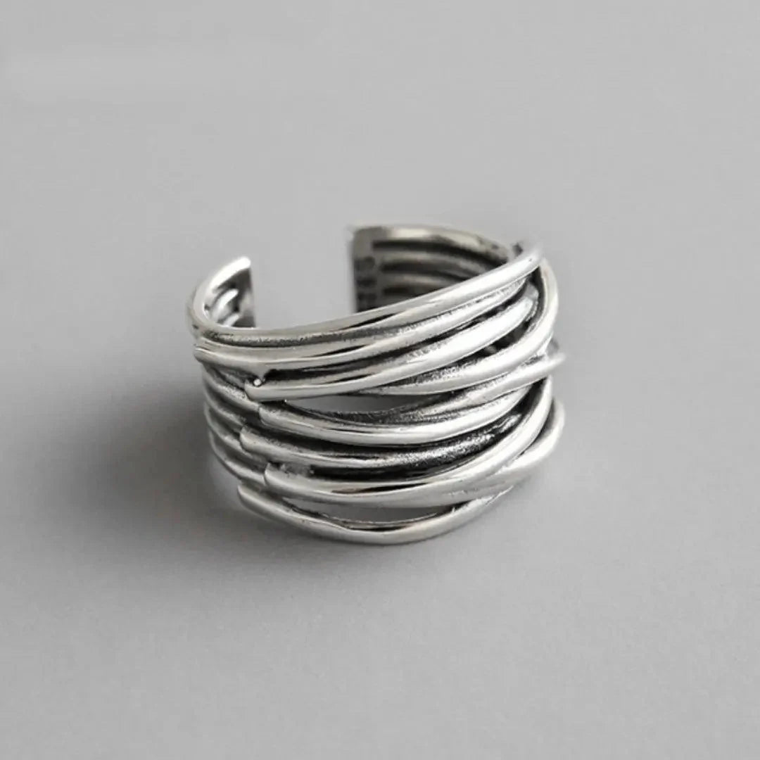JALINTA™ SILVER LAYER RING