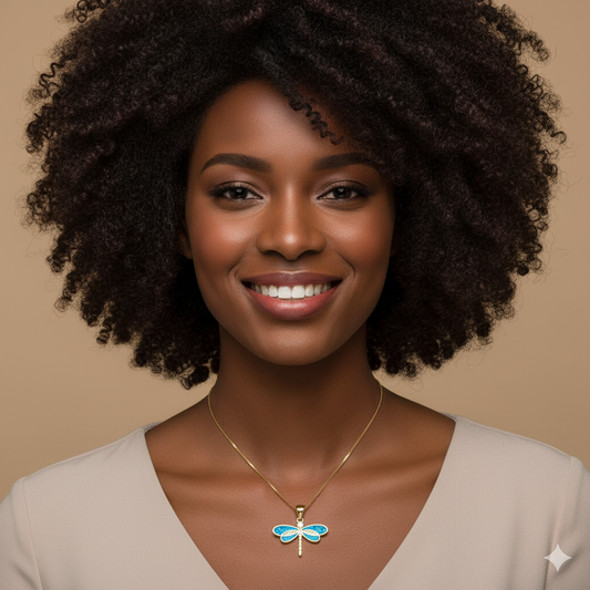 GOLDEN WINGS OPAL NECKLACE