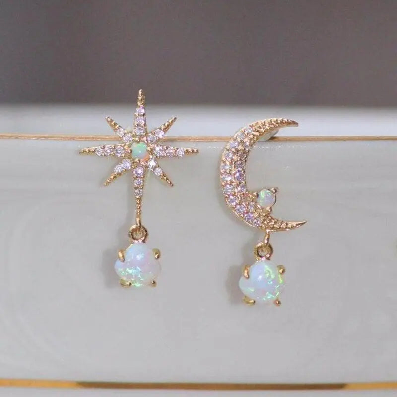 LUNAR GLOW OPAL EARRINGS