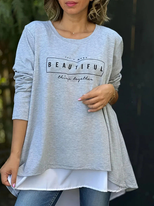 SIENNAโข | DUAL COMFORT LAYERED TEE