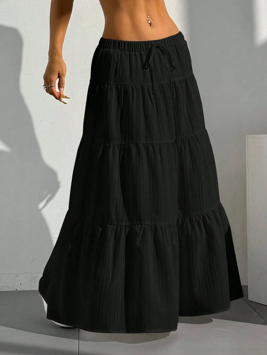 ISOLAโข TIERED MAXI SKIRT