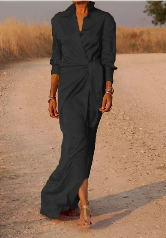 XรLANIโข โ WOMENโS PARTY DRESS WITH BOW DETAIL