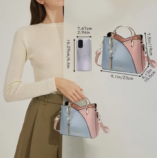 SOPHIAโข CHIC METAL TASSEL HANDBAG