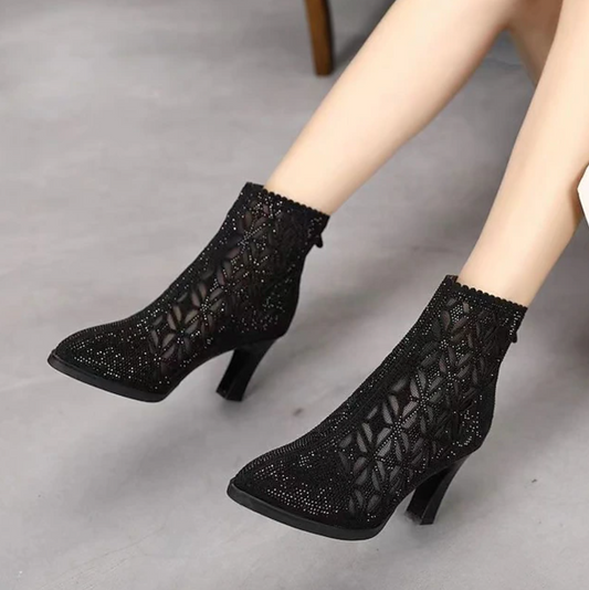 NOVAS™ WOMEN'S GLAMOROUS RHINESTONE EVENING BOOTS
