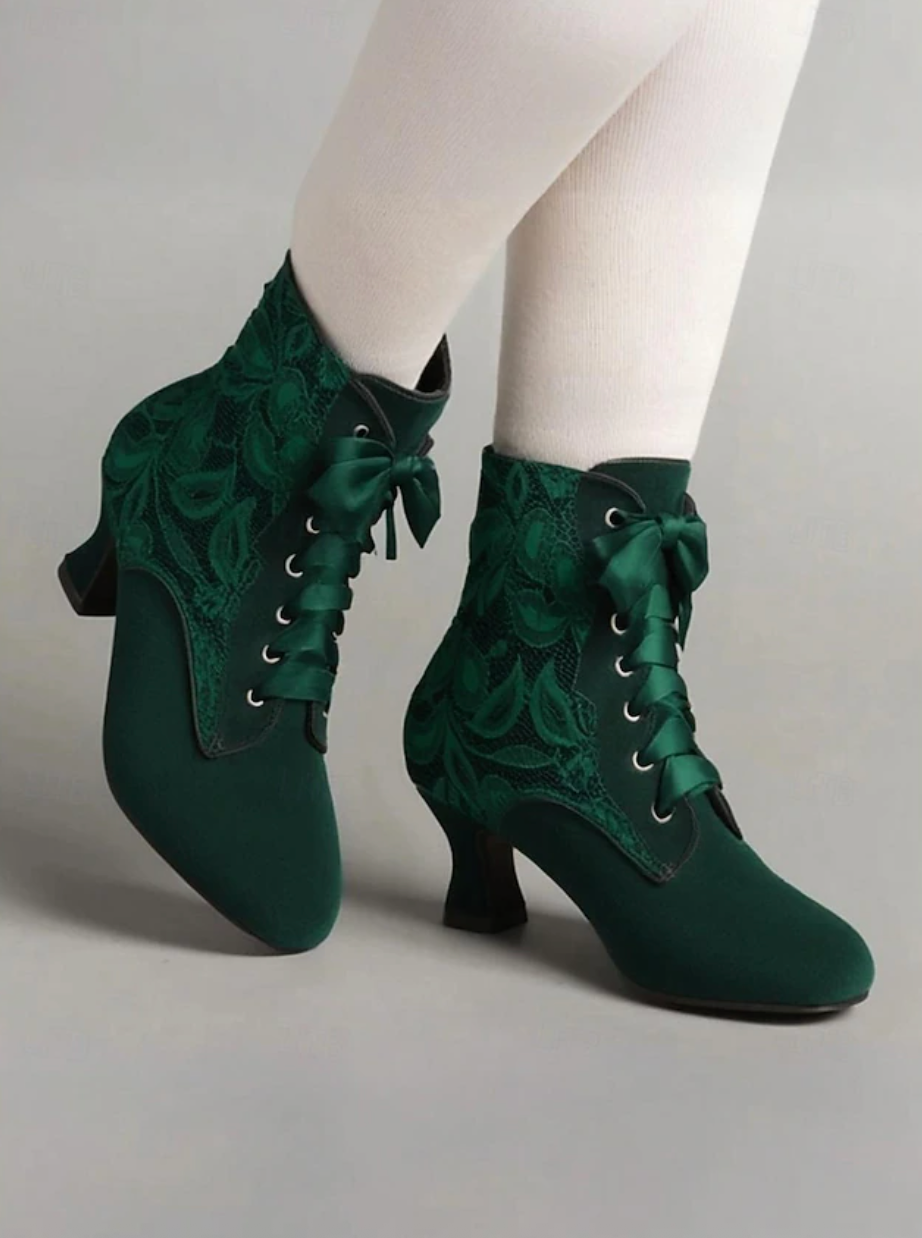CORDELIA™ WOMEN'S VINTAGE SUEDE LACE-UP BOOTS