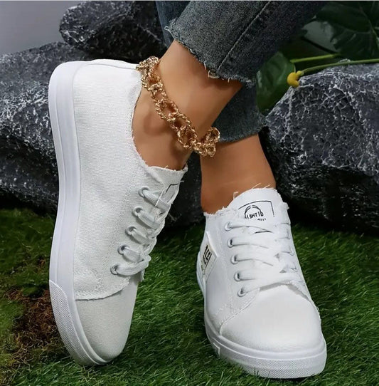 ROBEโข BEAUTIFUL UNISEX CANVAS SNEAKERS