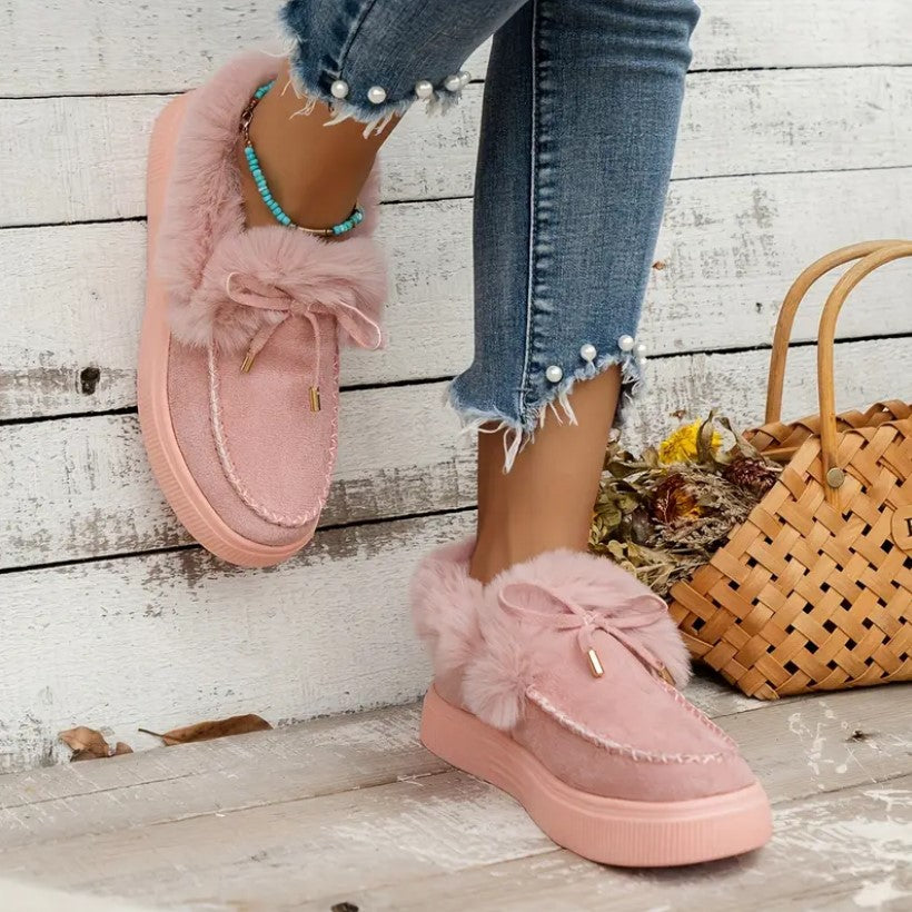 WOMEN'S ROUND HEAD ORTHO WARM COTTON SHOES 2025
