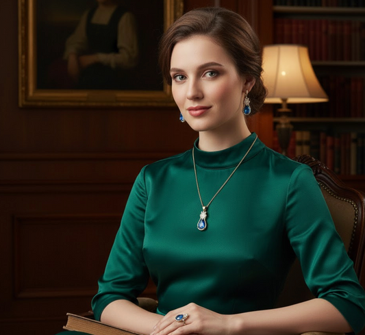 MAREEโข BLUE CRYSTAL SET