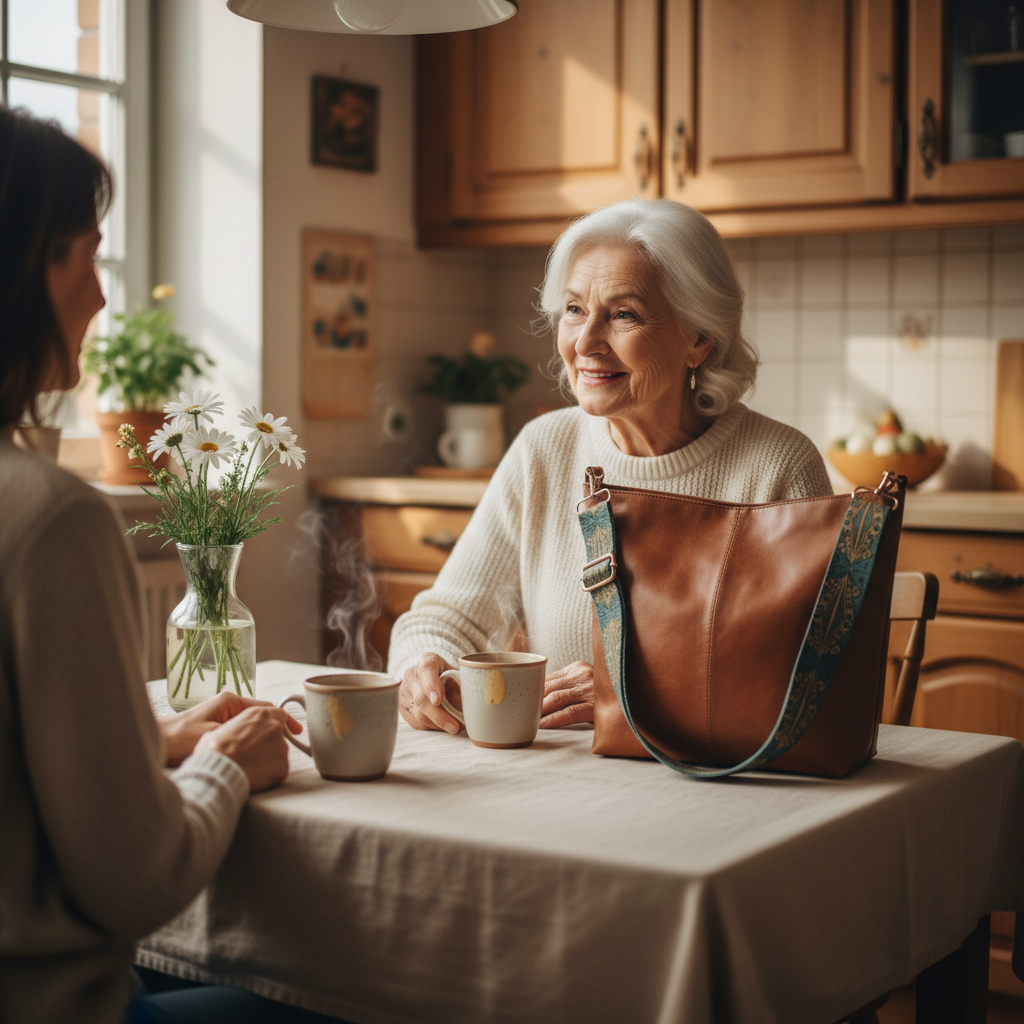 THÉRÈSEA AUTUMN VINTAGE BAG - Leather & Timeless