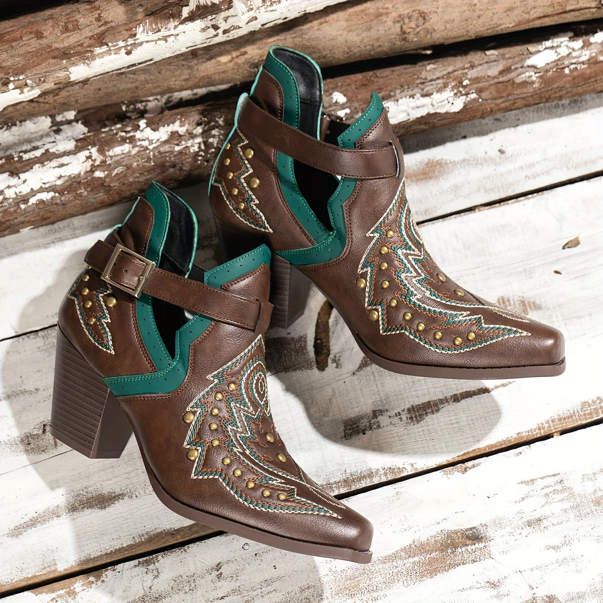 MATILDA™ WOMEN'S BOHEMIAN VINTAGE SLIP-ON ANKLE BOOTS