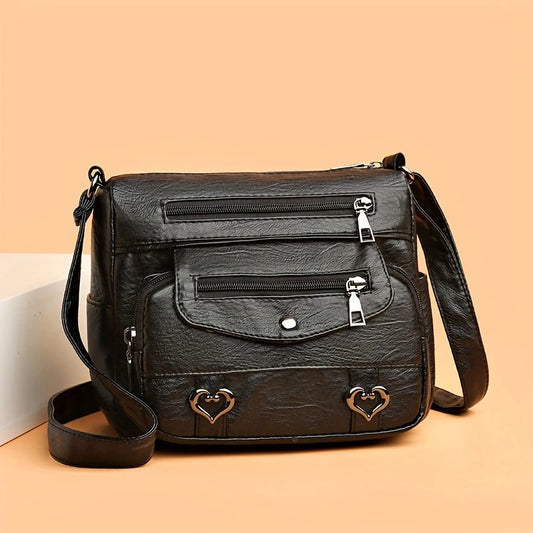 SWEETHEART CHARM™ — CHIC HEART CHARM CROSSBODY BAG FOR WOMEN
