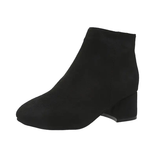 SIENNAโข BLOCK-HEELED ANKLE BOOTS