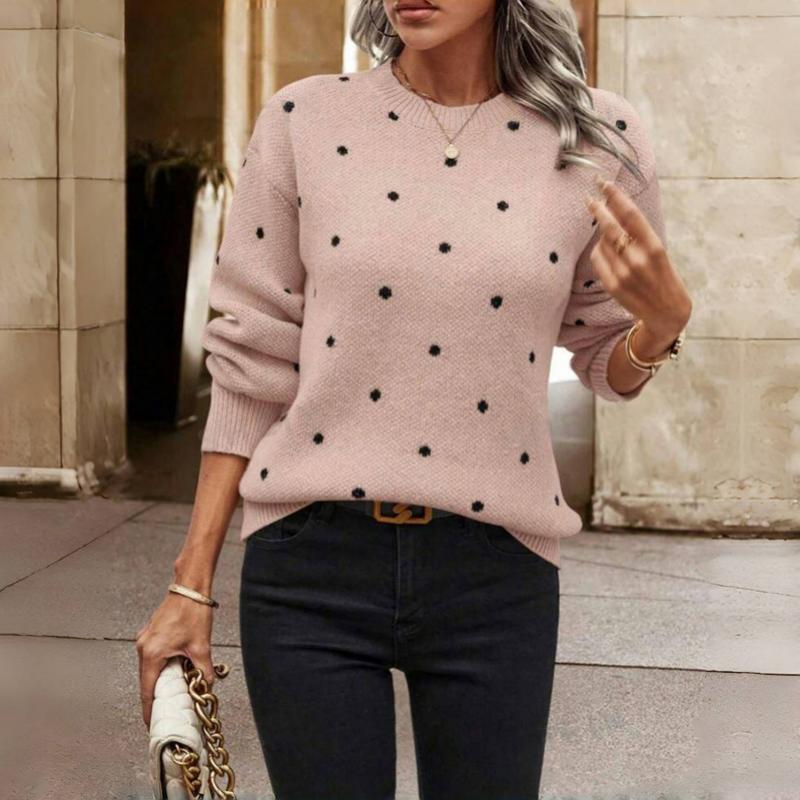 MAELIE™ | POLKA DOT KNIT SWEATER