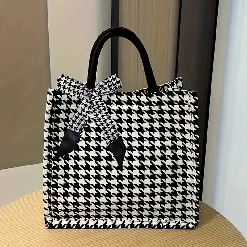 MAYA™ CHECKERED TOTE BAG