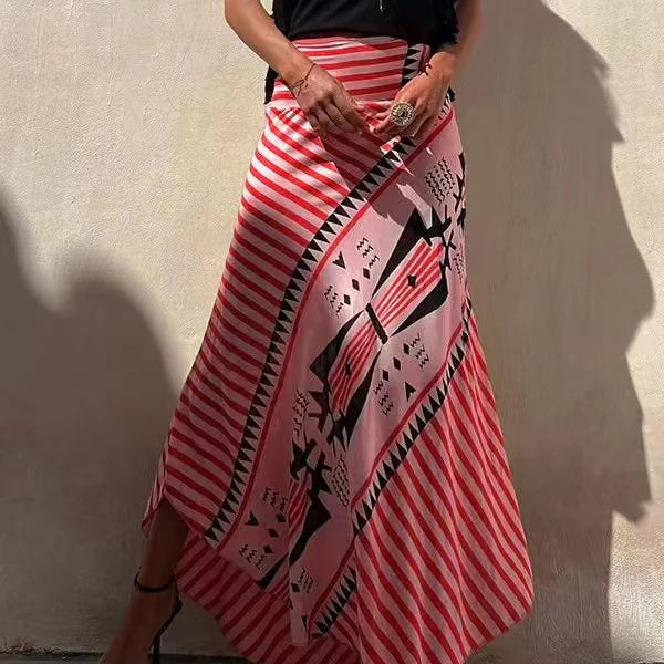 MARISEL™ TRIBAL PRINT MAXI SKIRT