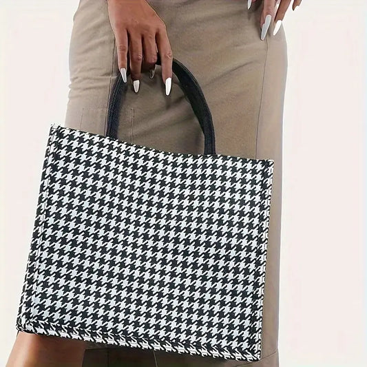 MAYAโข CHECKERED TOTE BAG
